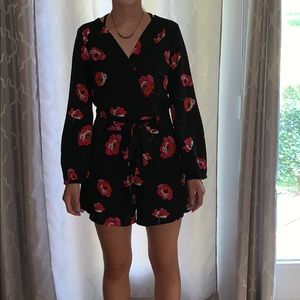 Dalia floral romper